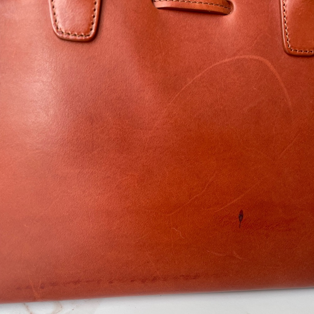 Mansur Gavriel Caramel Leather Tote. - Picture 13 of 16